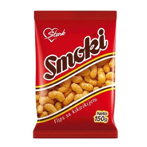 smoki peanut flavoured snacks