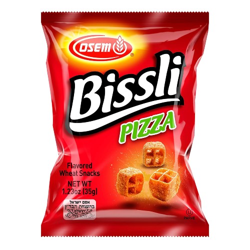 pizza flavoured crunchy wheat snack